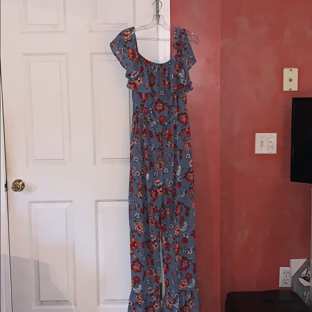 Off the shoulder jumpsuit